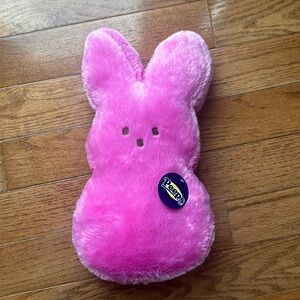 Peeps Hot Pink Bunny Plush 15" Huggable Stuffed Animal. Brand new with tags!